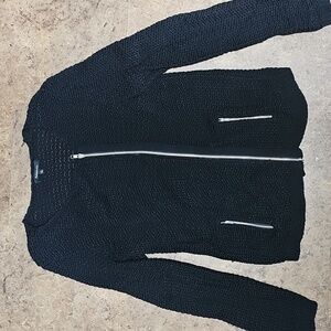 Relativity Black Sweater Knit Size Large